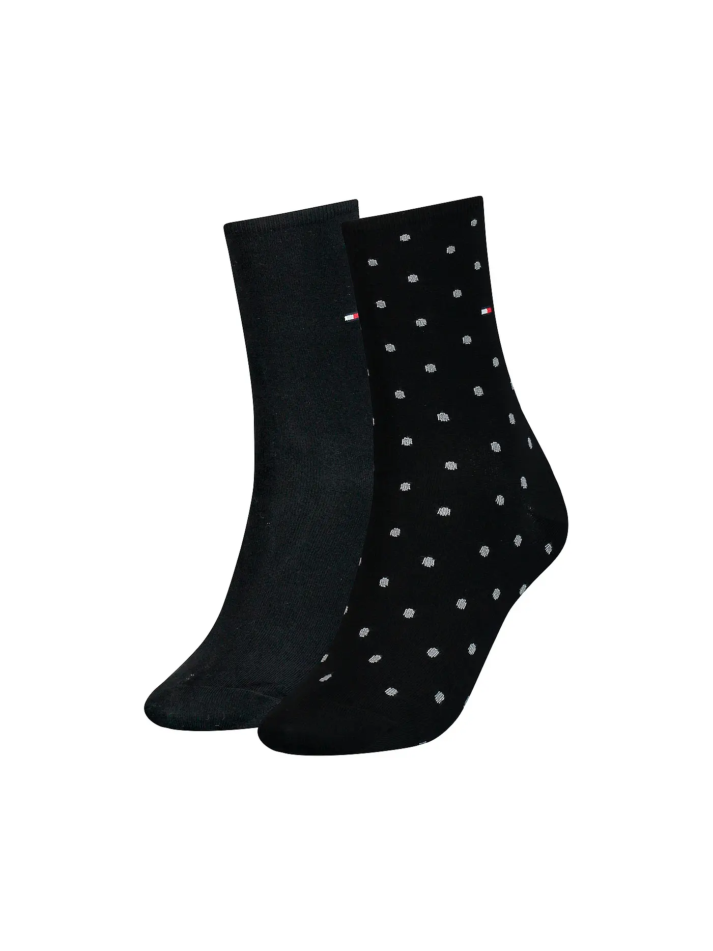 TOMMY HILFIGER | Socken 2er Pkg. off white | schwarz